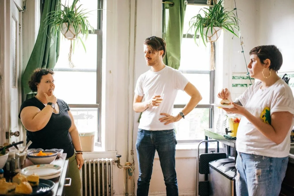Three NYC creatives at the inaugural gathering