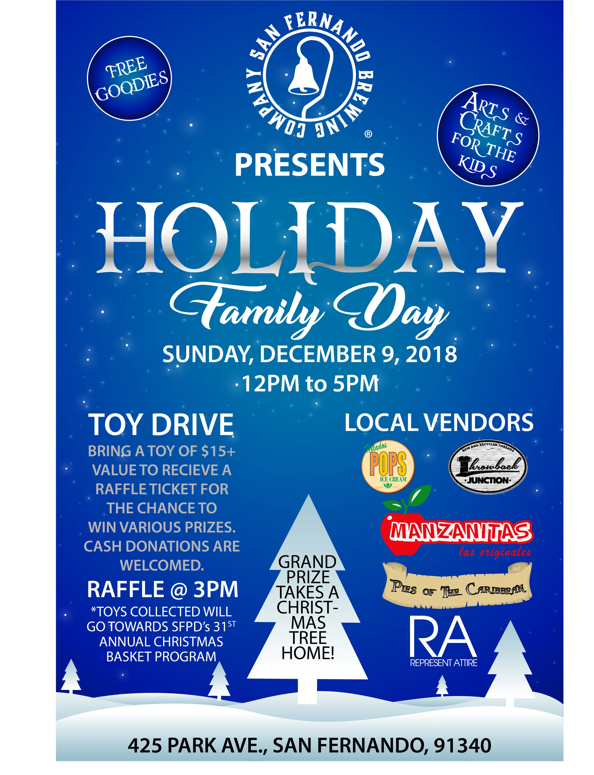 Family Day and Toy Drive at the Brewery! 
