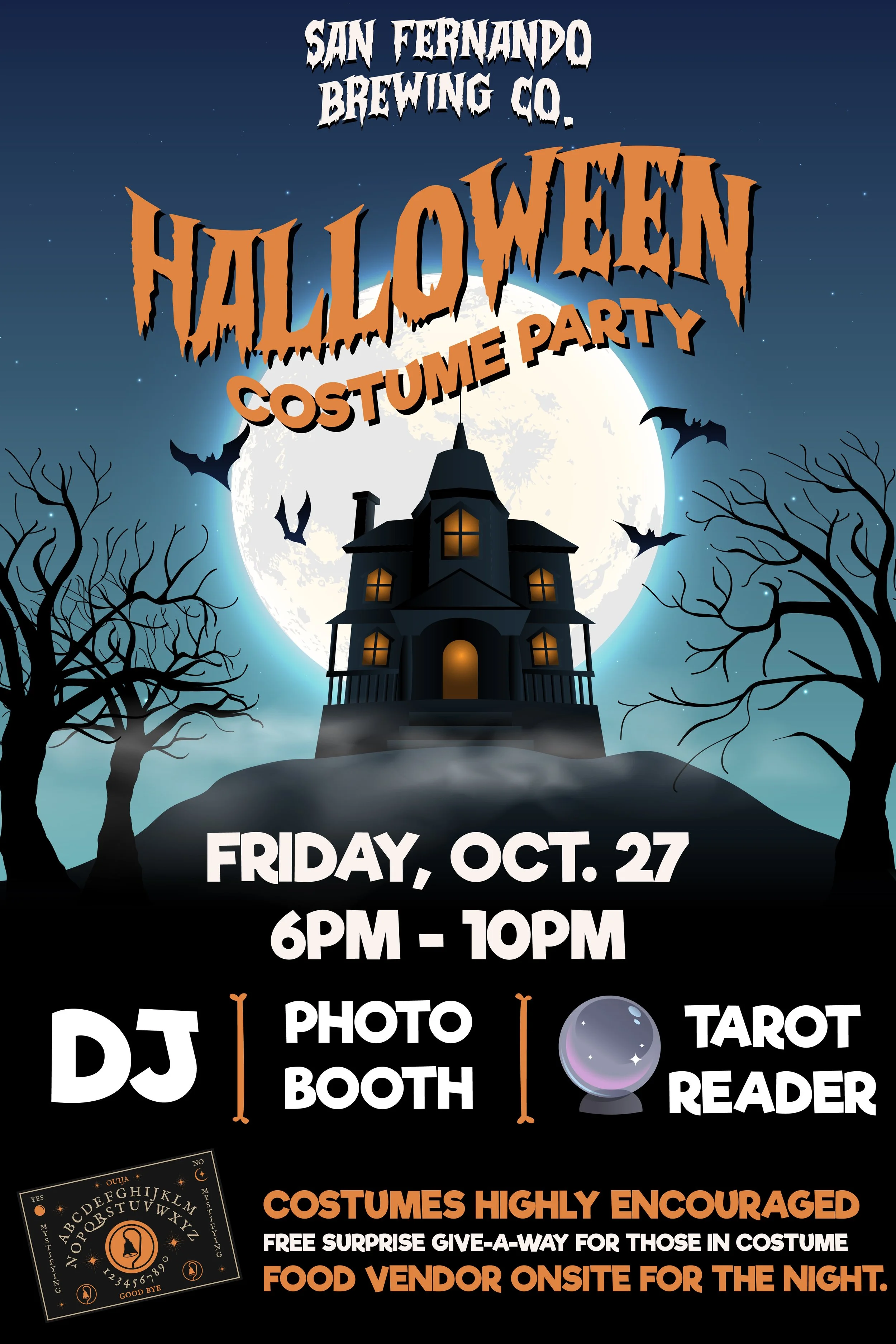 HALLOWEEN PARTY!! 6-10pm 
