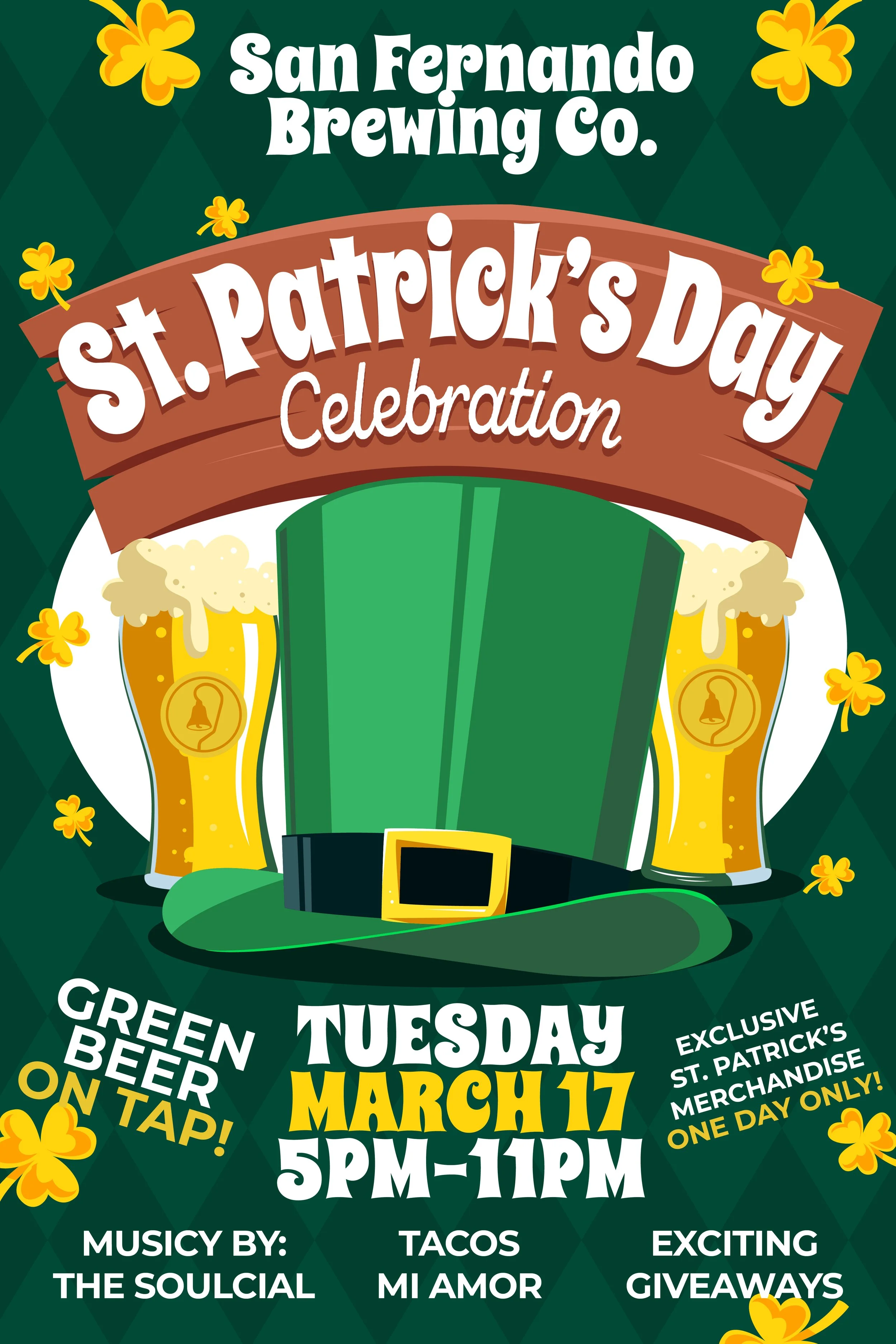 St. Patrick's Day Celebration!!!! 5-11pm