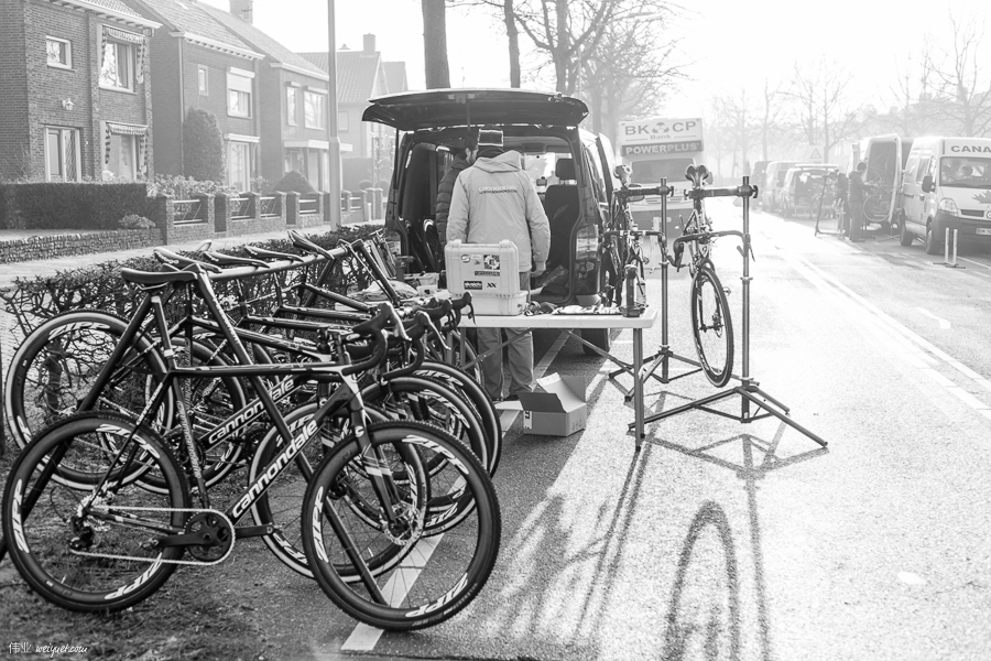 Cyclocross season is in the winter. Short days, long shadows, frosty mornings.