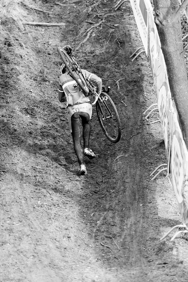 Cyclocross is a tactical race of decisions. When to ride. When to run. To push, or to shoulder the bike.