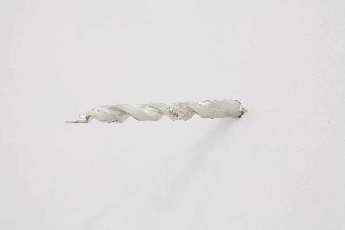   Mystic bit   2011  Re-cast melted pewter wizards  160mm x 10mm x 10mm   