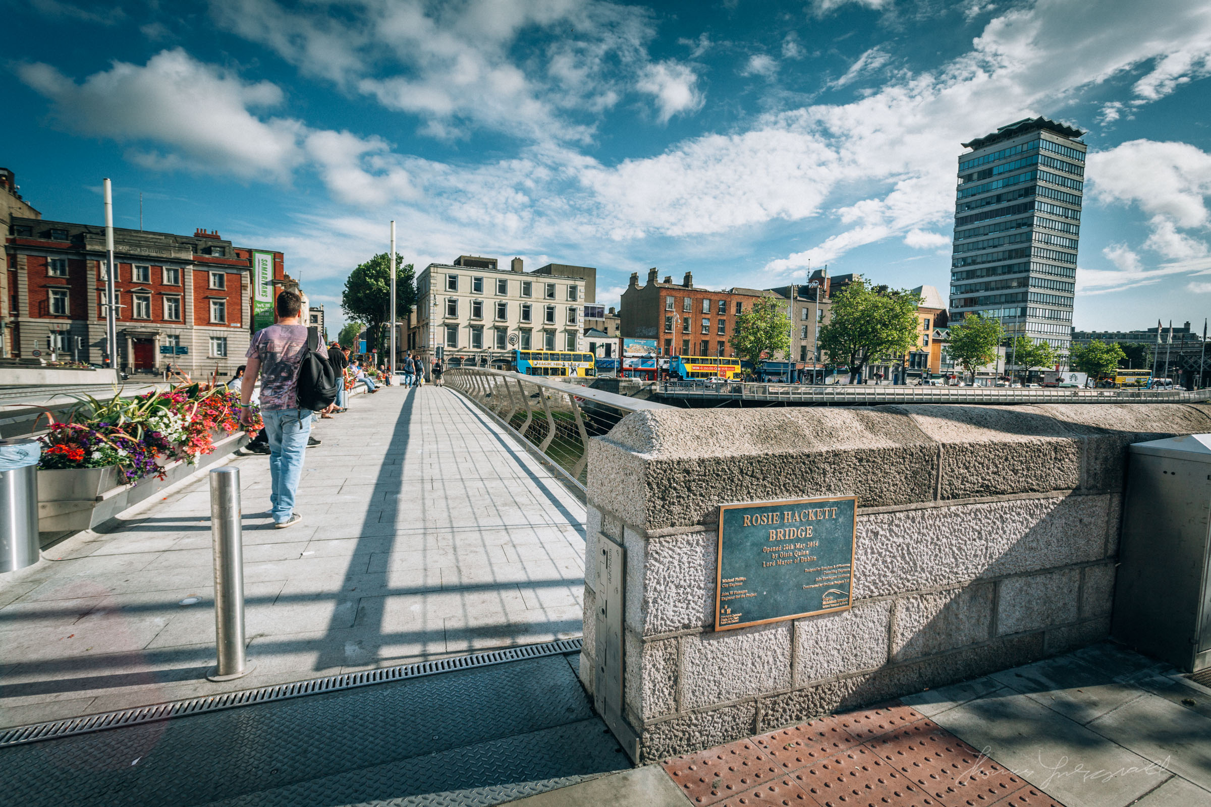 Rosie Hackett Bridge Plaque