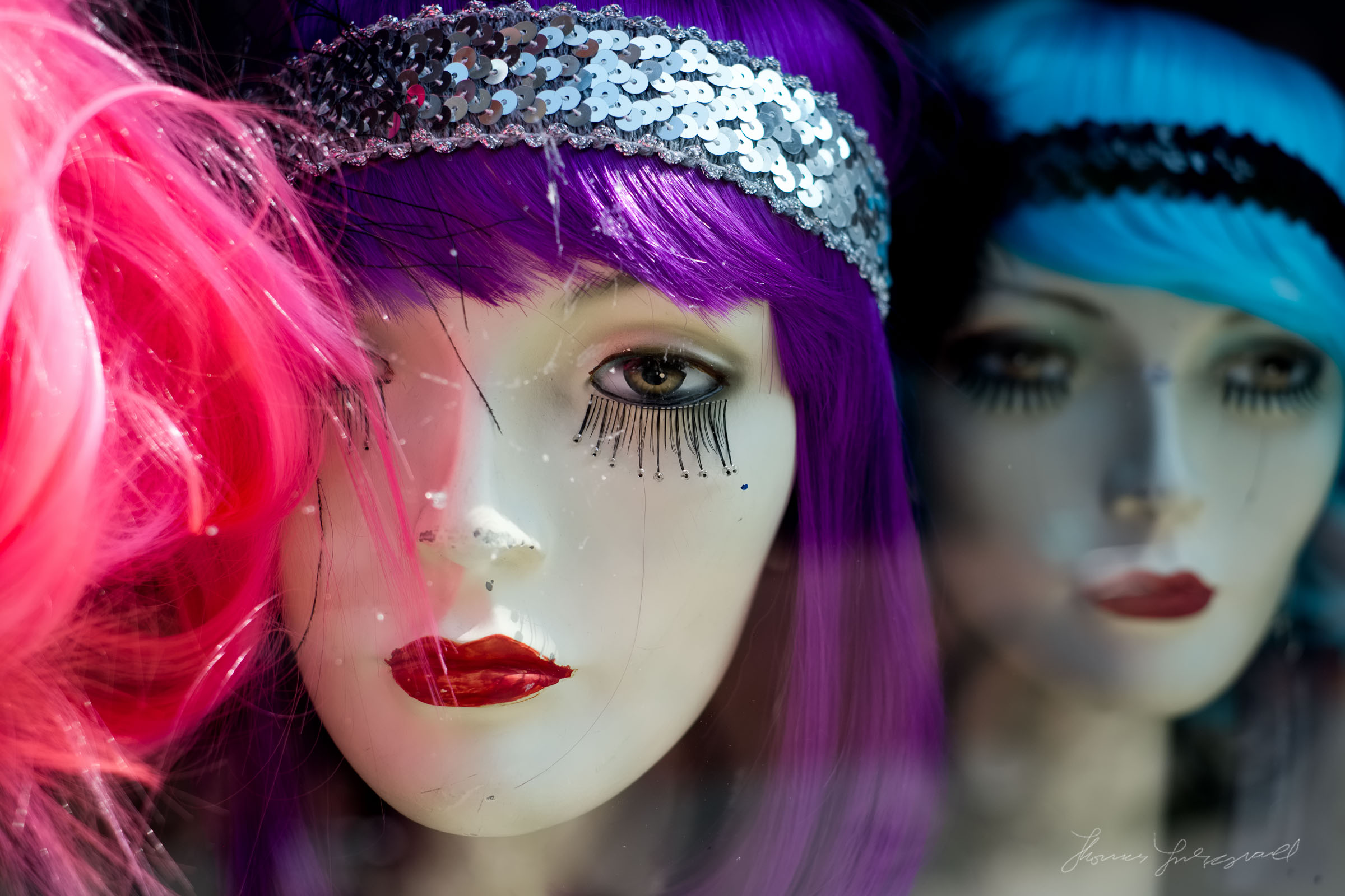 Mannequins in a Window in Dublin City - Thomas Fitzgerald Photography