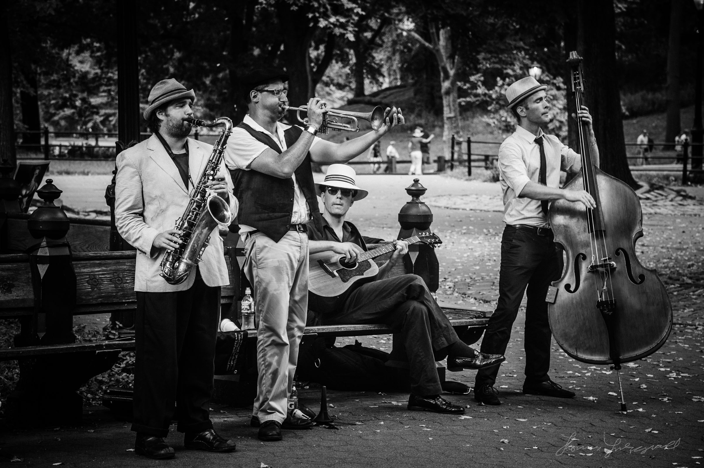 Band Playing in Central Park