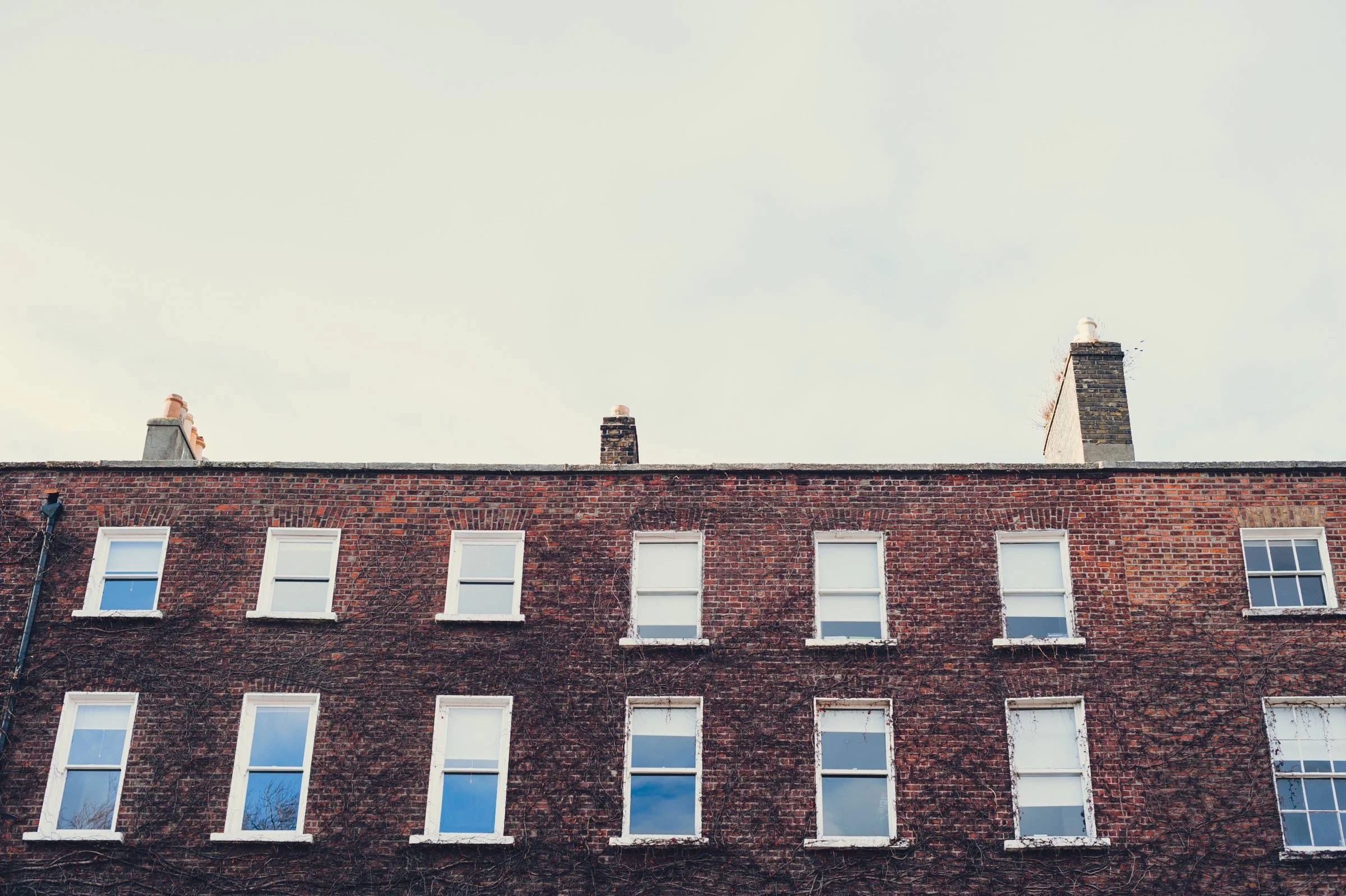 A winter scene in Dublin
