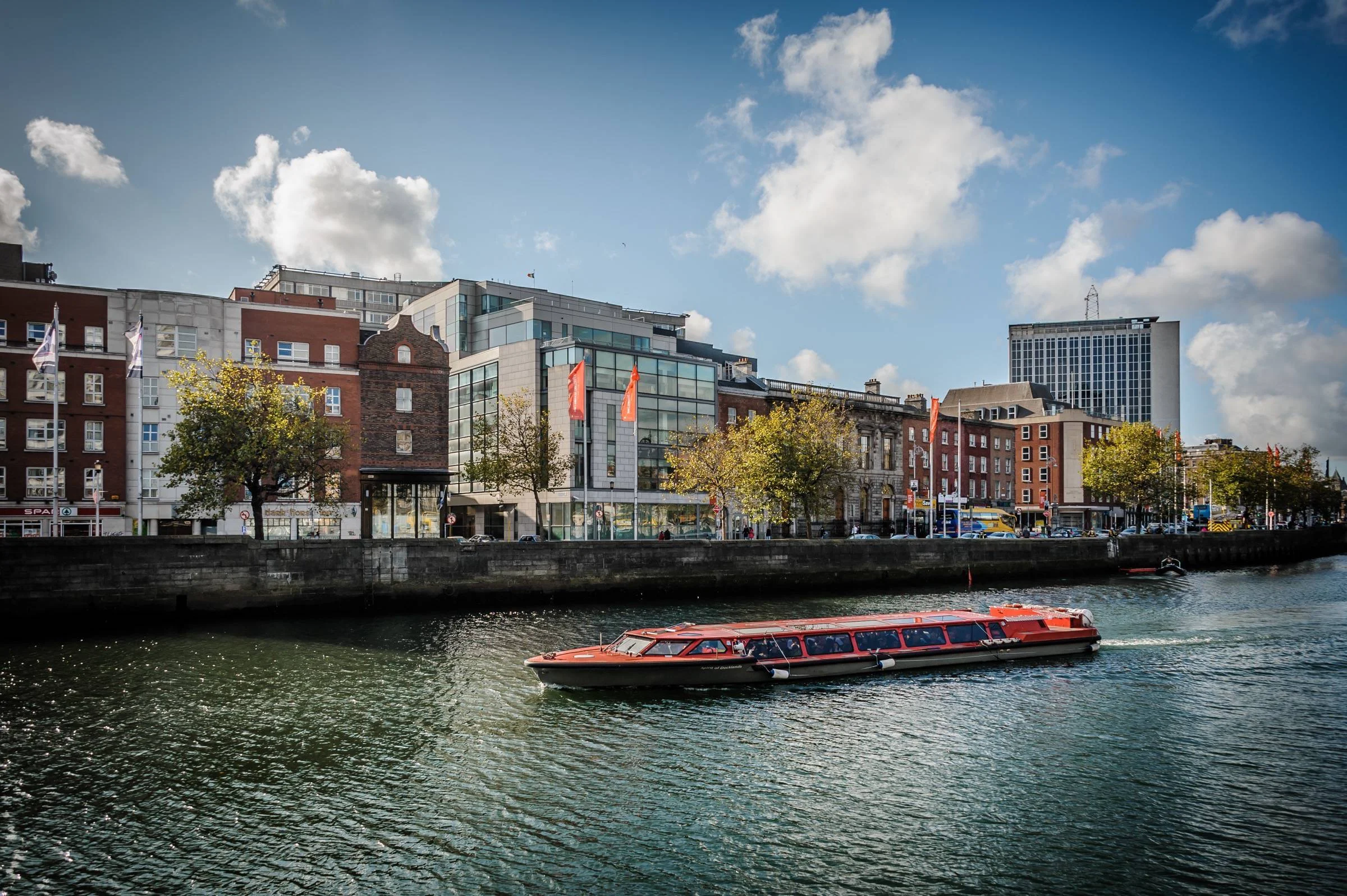 Tourist Boat on the Liffey