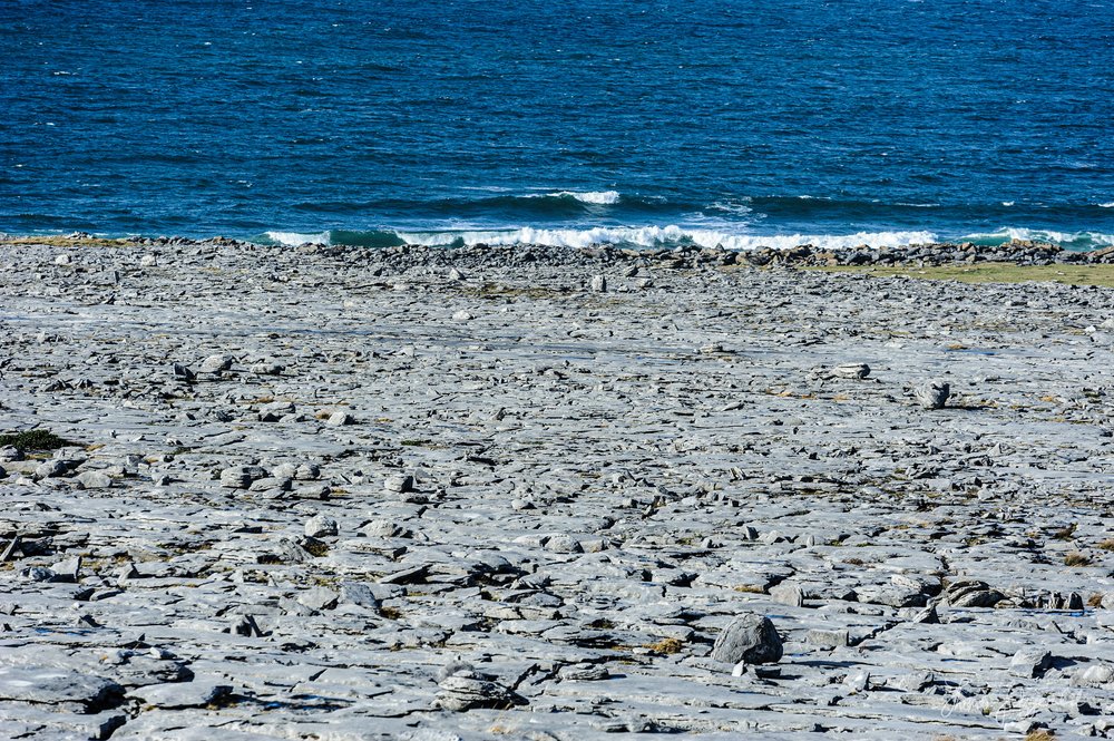 Rocks and Sea at the Burren