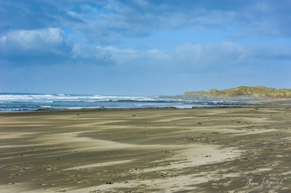 Wind patterns on the sand at Fanore Beach, Co. clare, Ireland