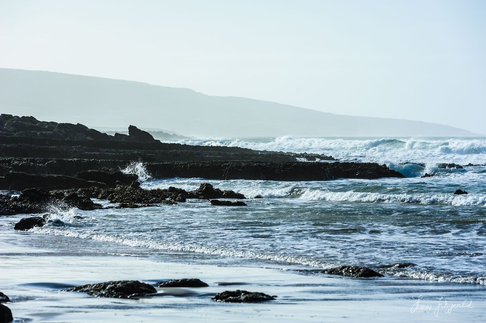 Rocky outcrops at Fanore Beach, Co. clare, Ireland