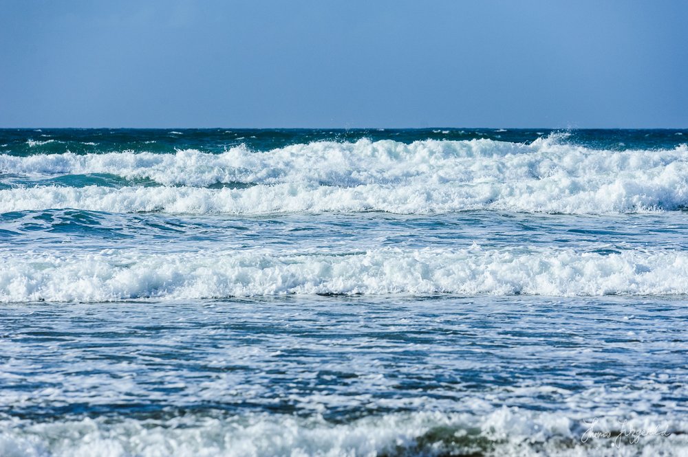 waves and surf at Fanore Beach, Co. clare, Ireland