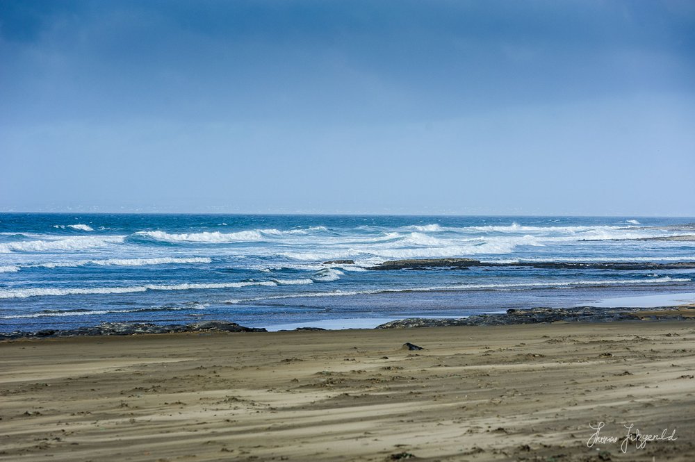 waves and surf at Fanore Beach, Co. clare, Ireland