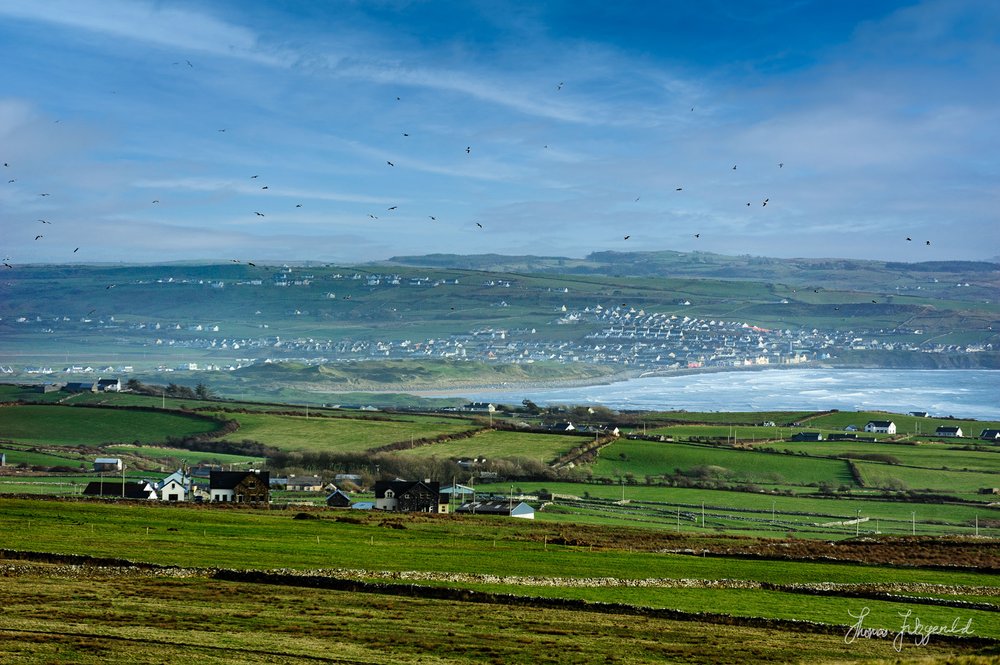 Locking across Co. Clare