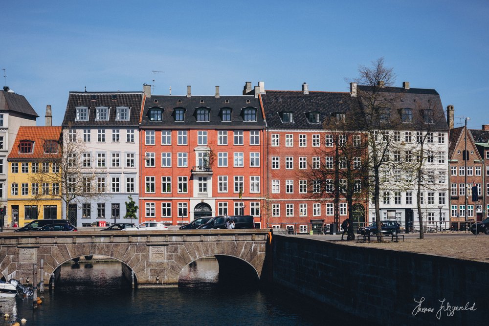 Houses by the canal in Copenhagen