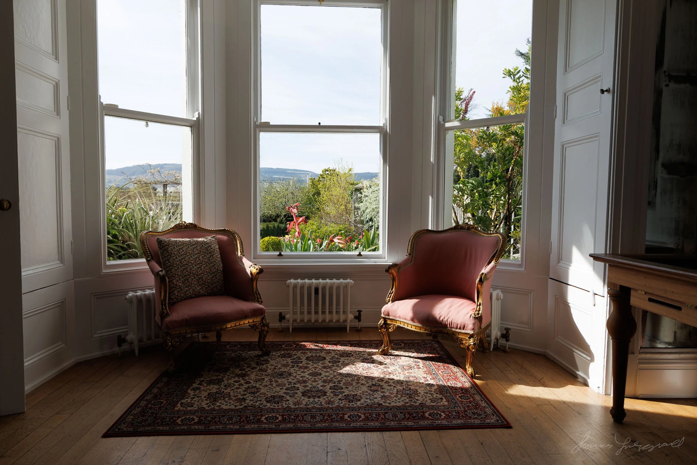 Old chairs in a stately home
