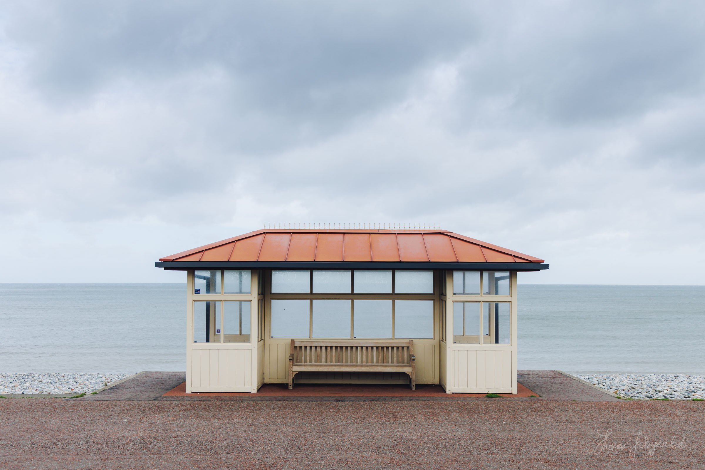 Shelter on Llandudno Promenade