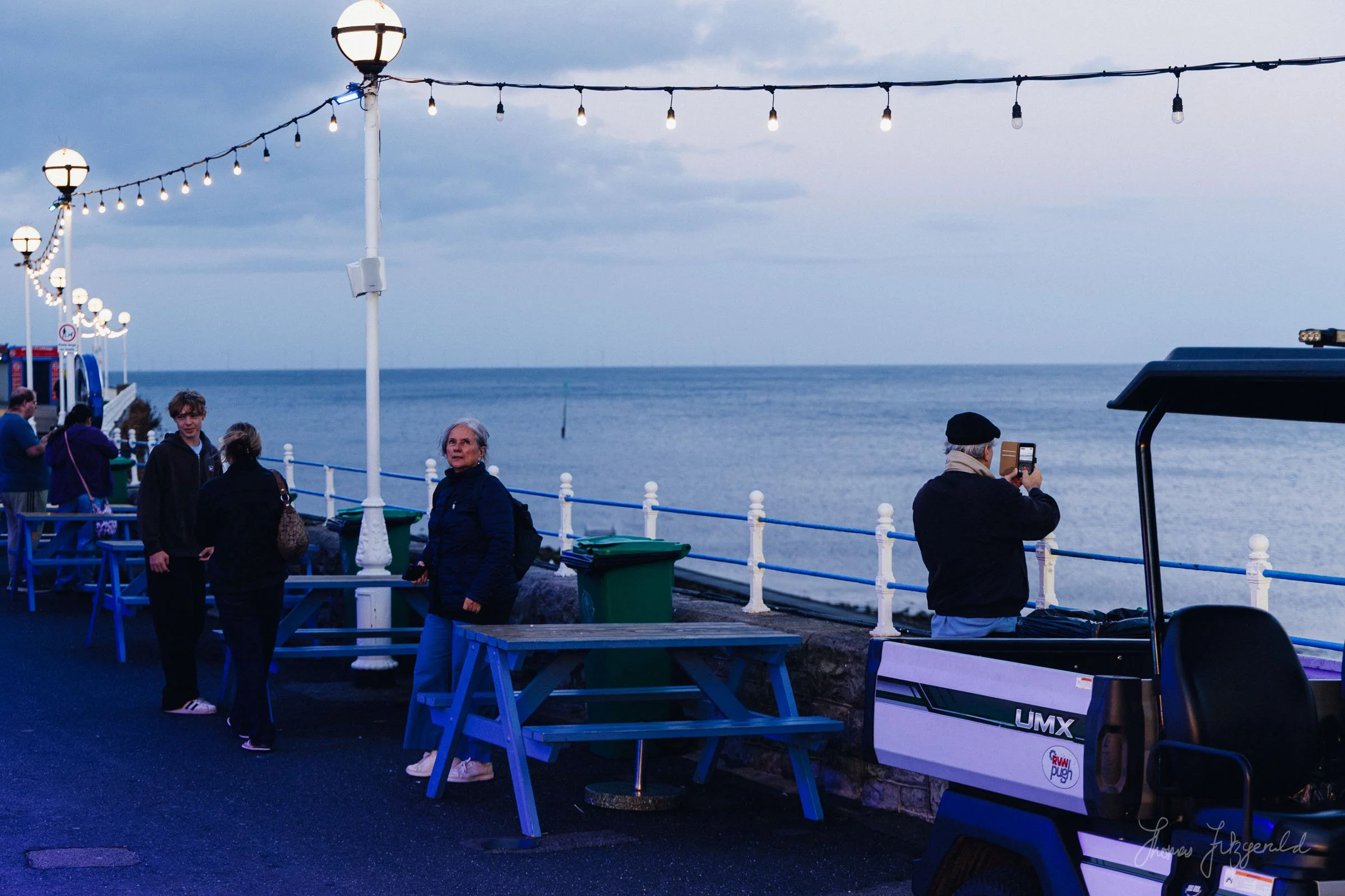 Tourists and Visitors on Llandudno Pier