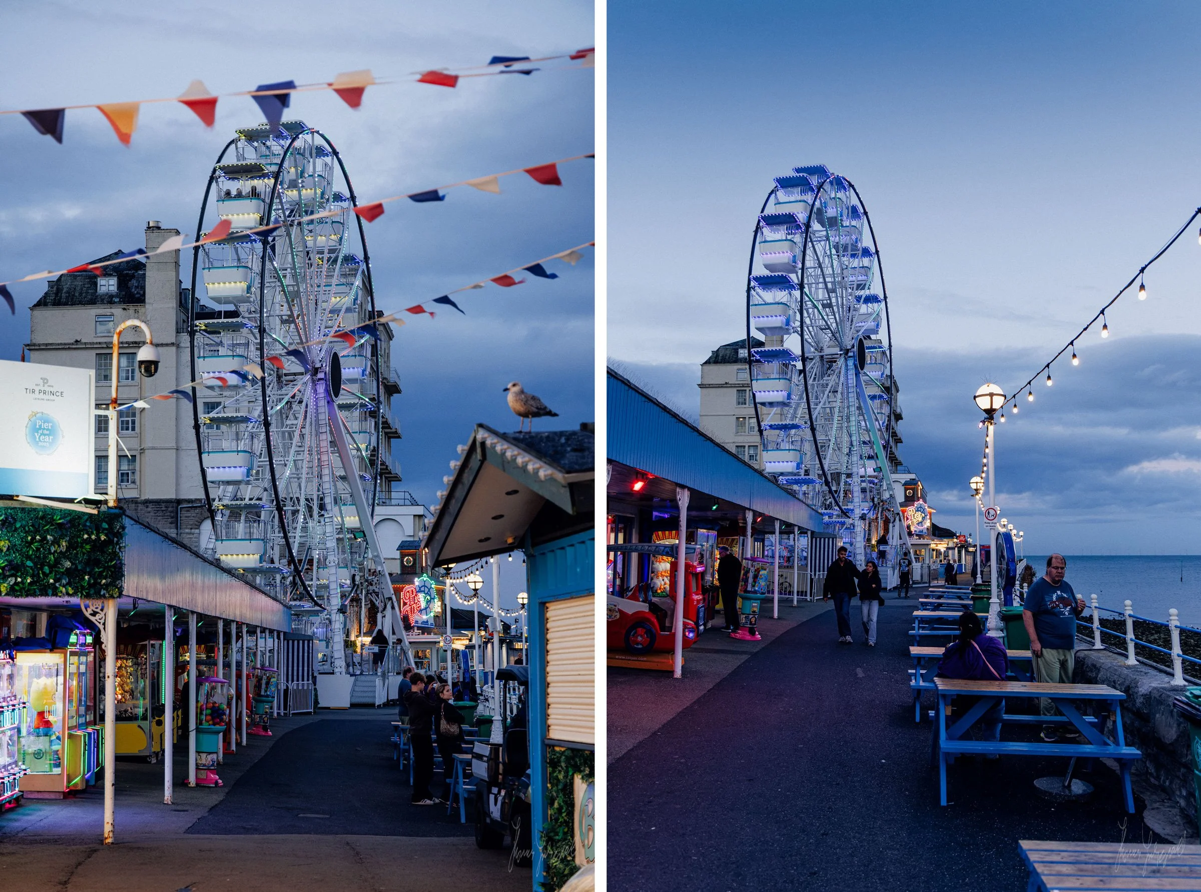 Ferris Wheel on Llandudno Pier