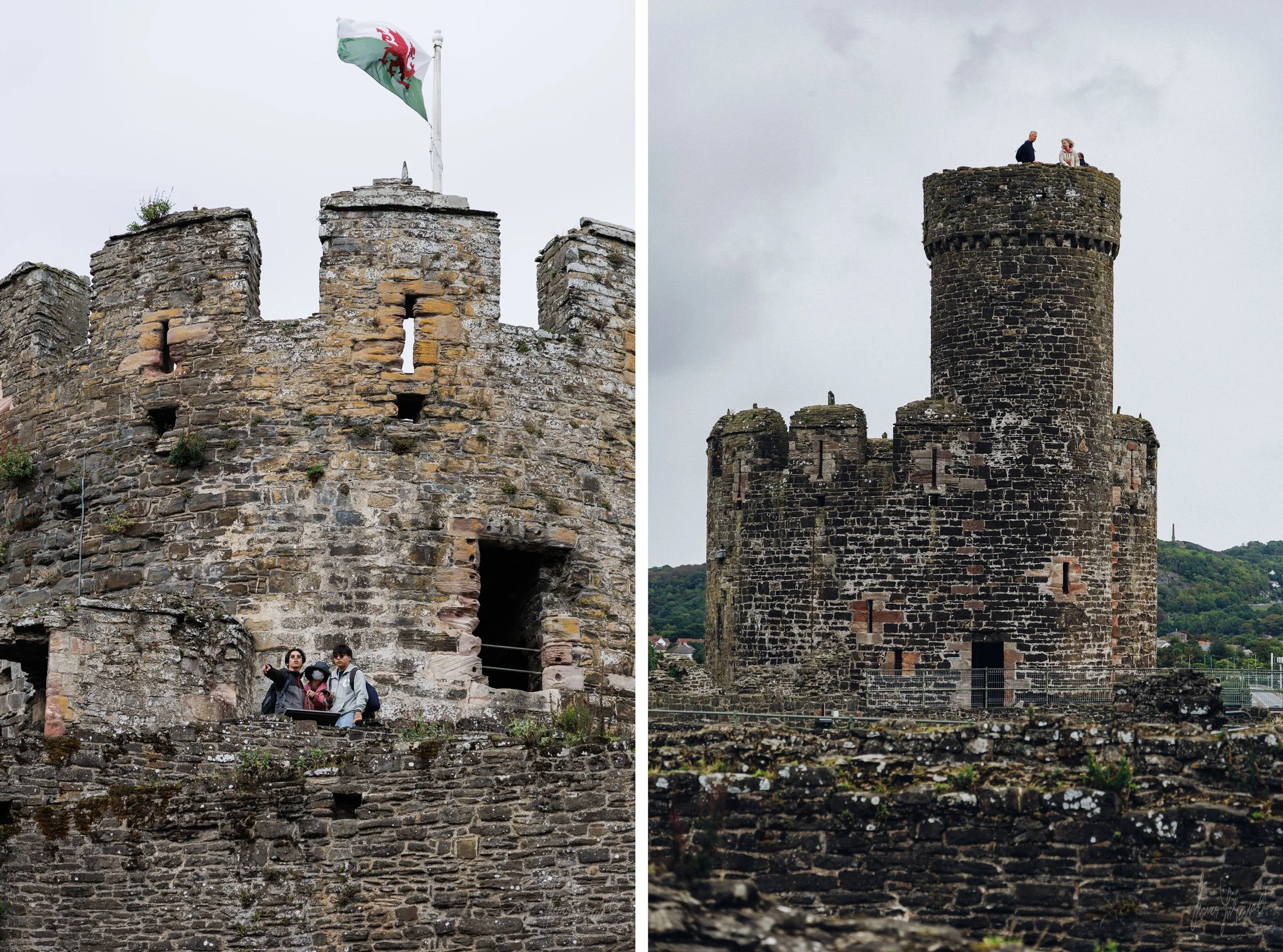 Conwy Castle Towers