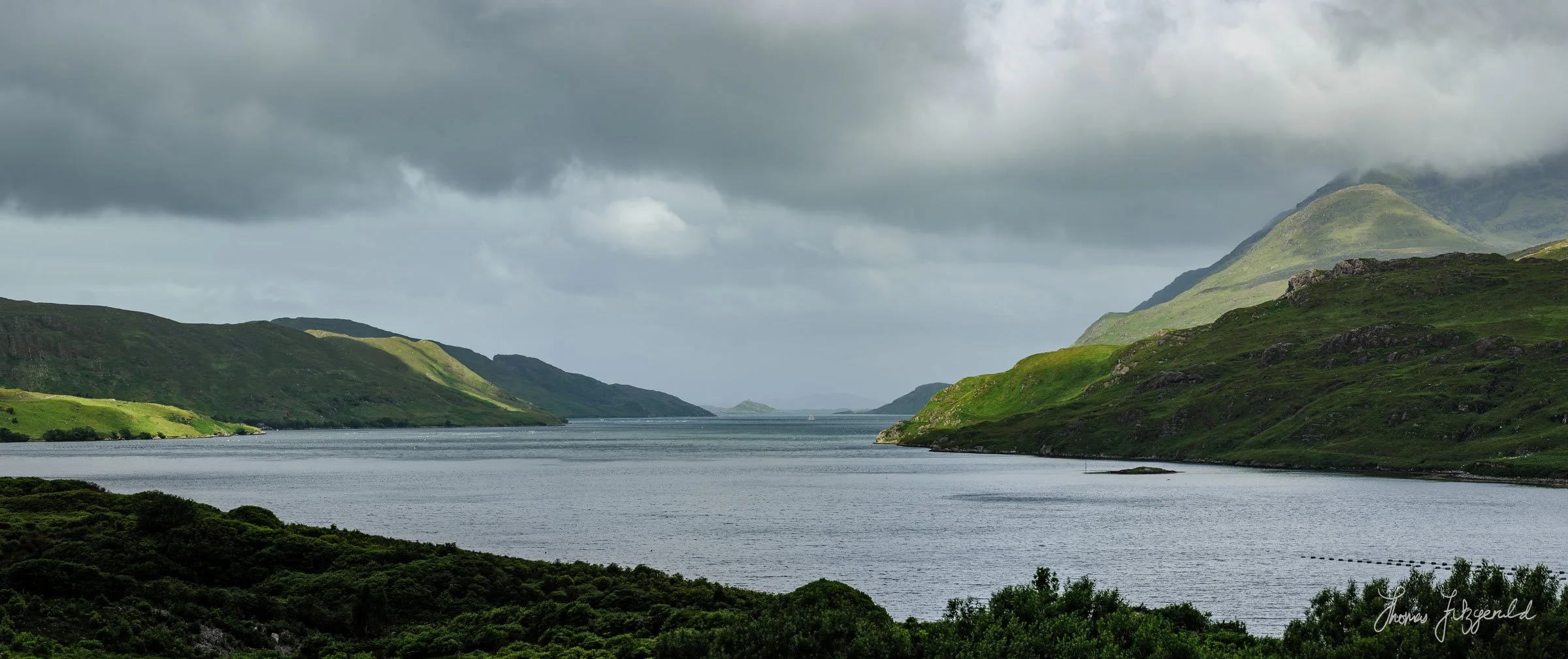 Image of killary harbour in Ireland