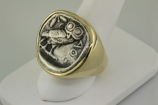 Finished tetradrachm ring