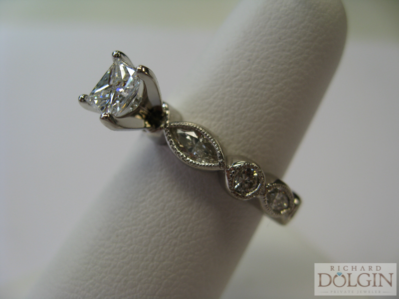 Finished Engagement Ring