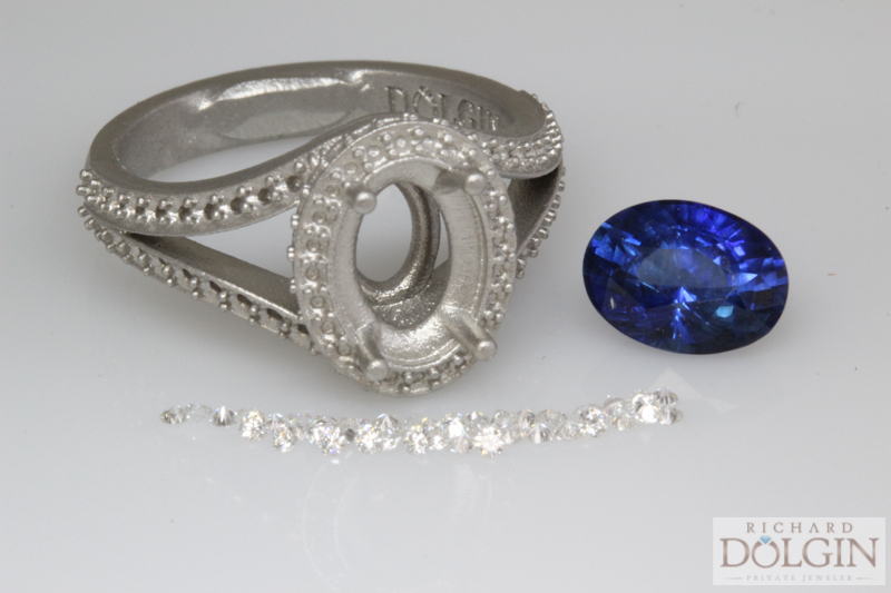 Platinum casting