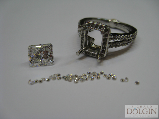 Custom Diamond Engagement Ring