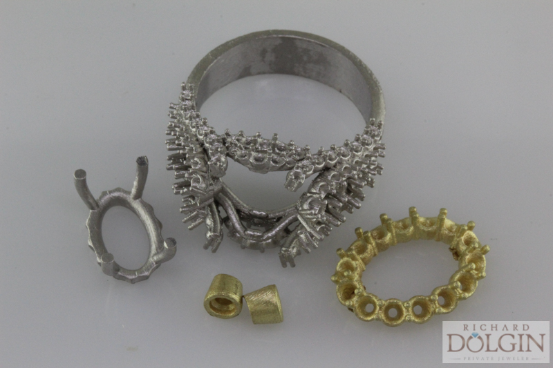 Ring parts to be assembled