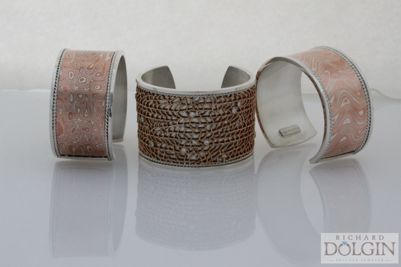 Bracelets custom crafted at Richard Dolgin Private Jeweler