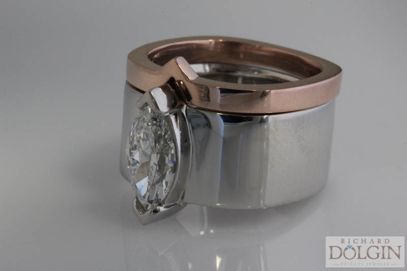 Spectacular custom engagement ring