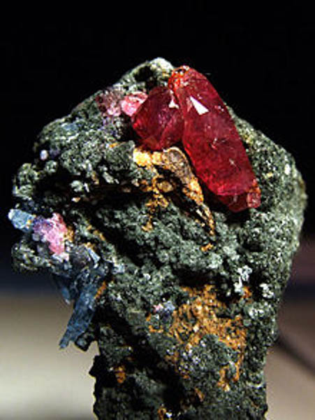 Rough mined ruby