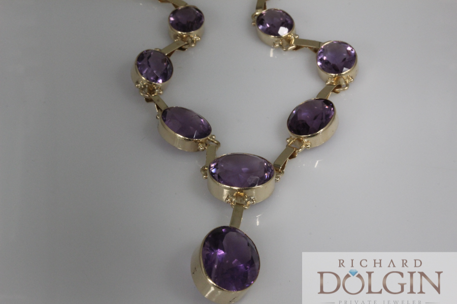 Amethyst necklace