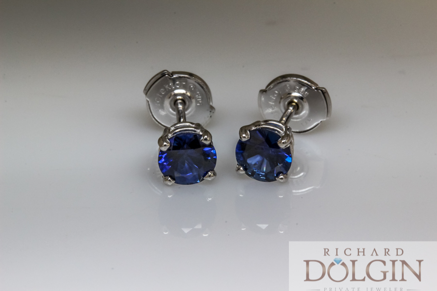 Sapphire earrings