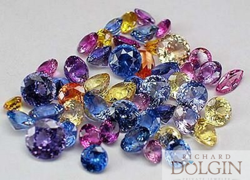 Sapphires in many colors