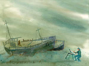 Painting Shipwrecks Under Water