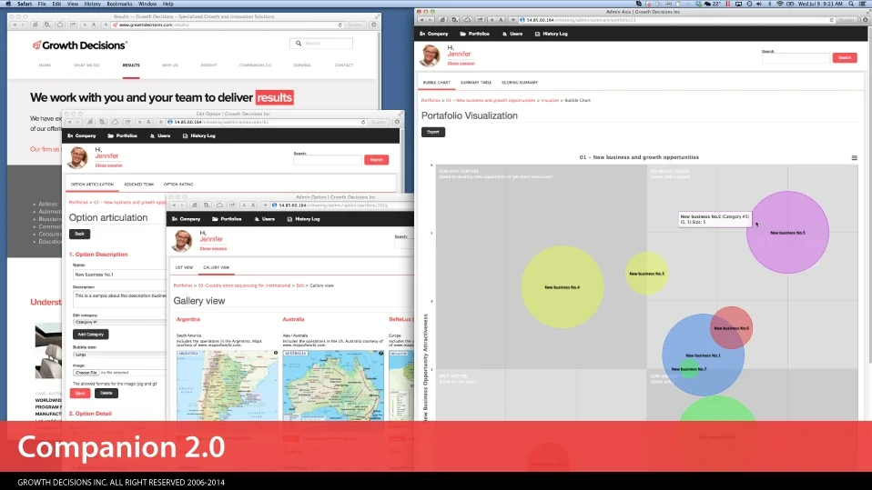 Making growth planning better: Growth Decisions Inc. is proud to announce the release of Growth Companion 2.0