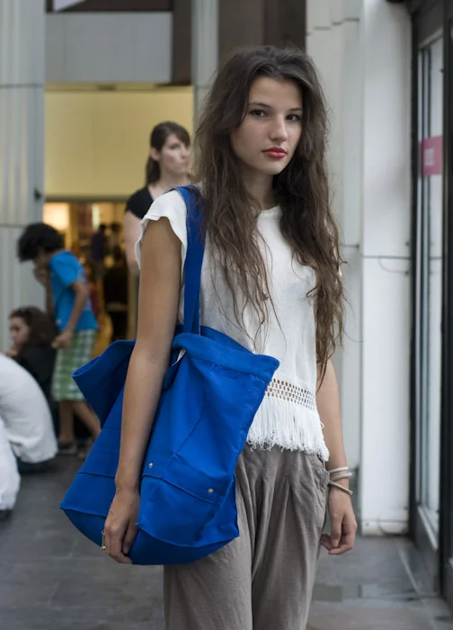 sakina m'sa, bleu de travail