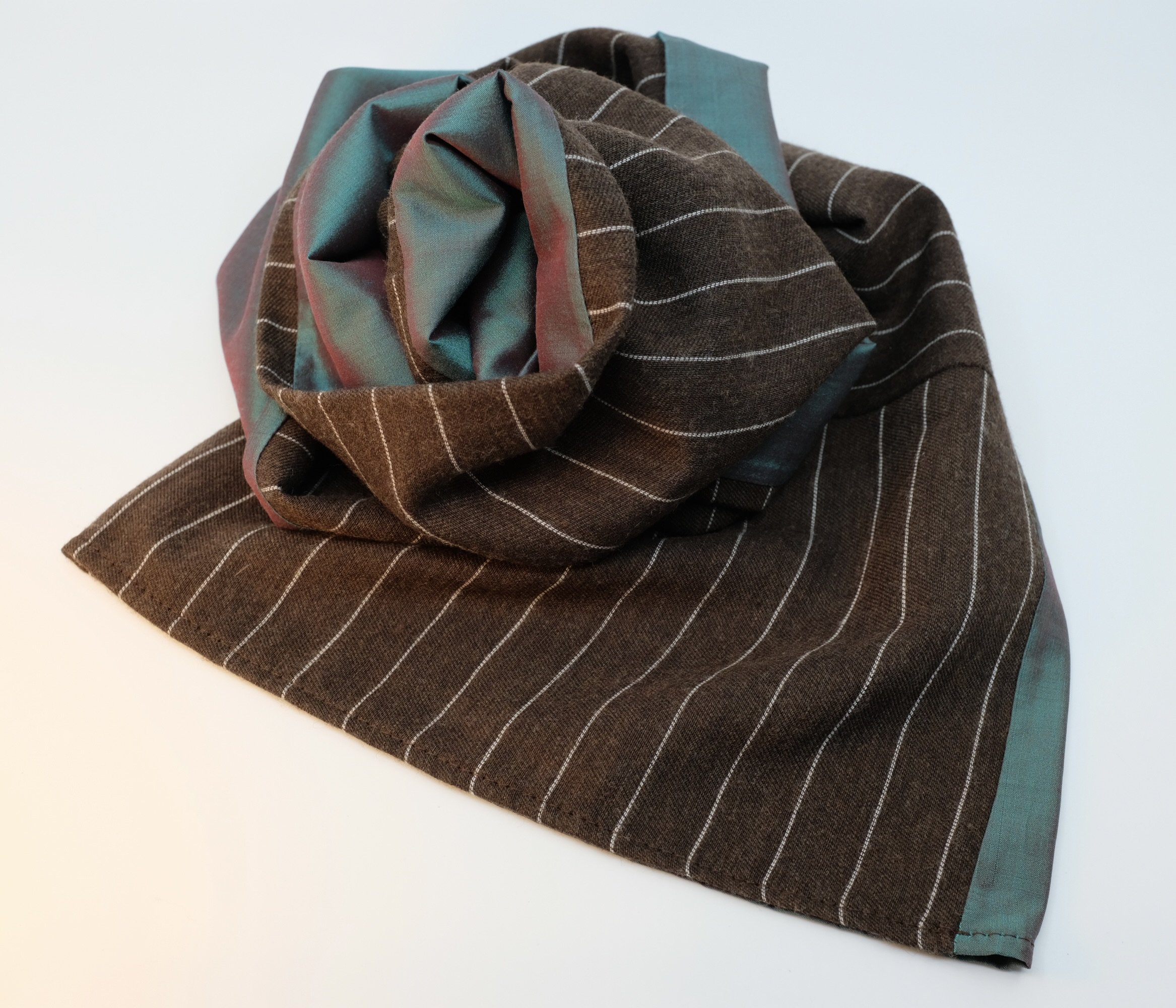 Pinstripe Braun Grün