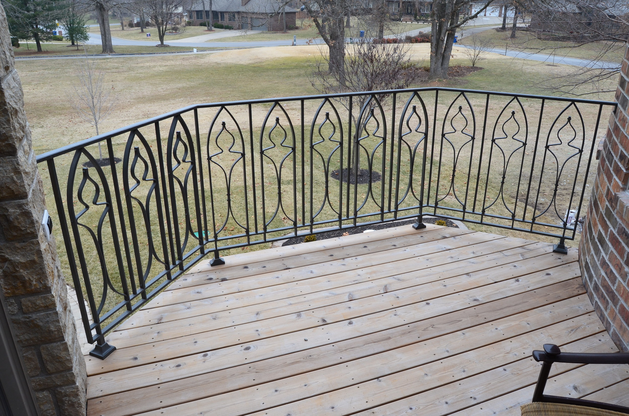Exterior Gothic Railing