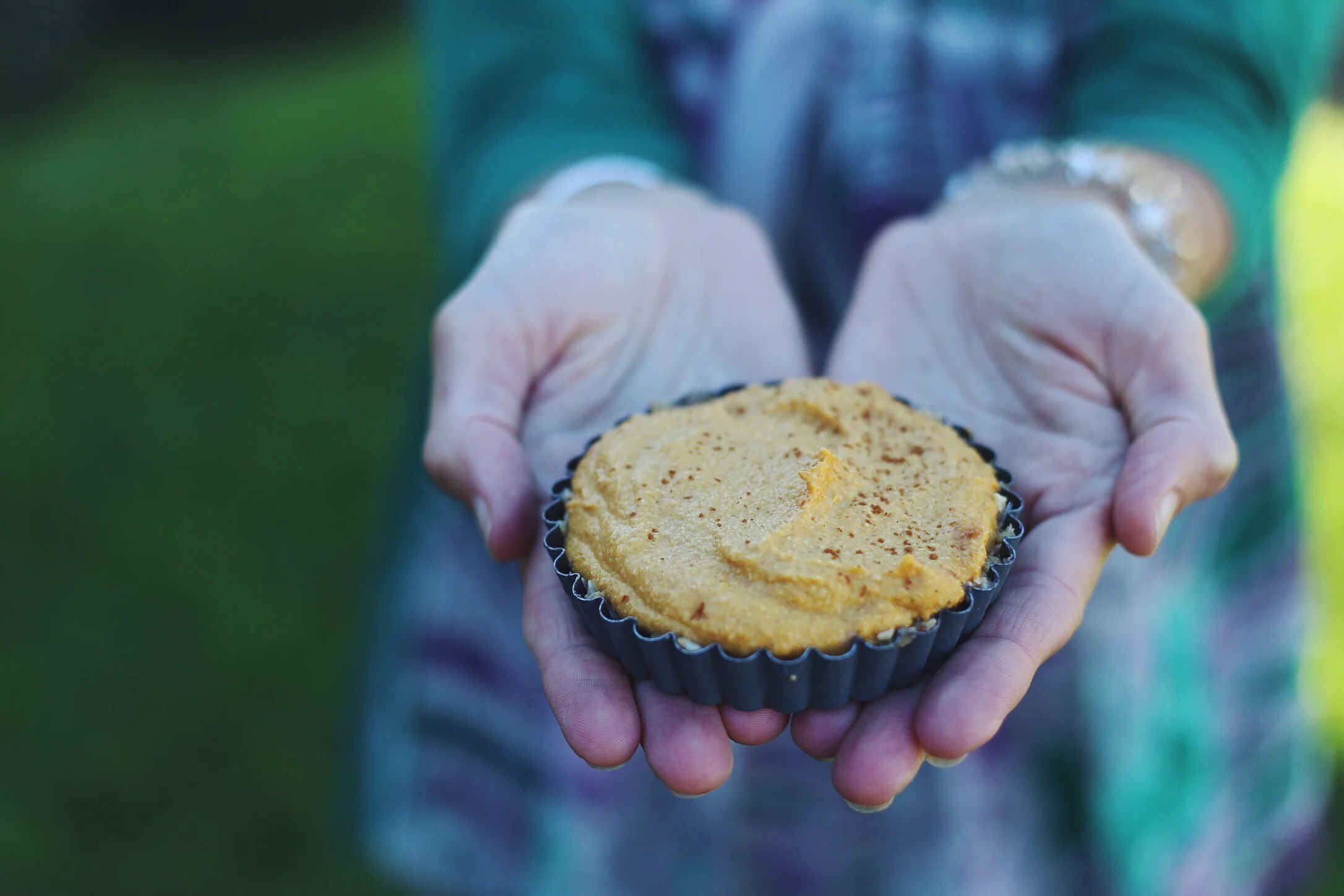 Goddess Glow (nearly) Raw Pumpkin Pie