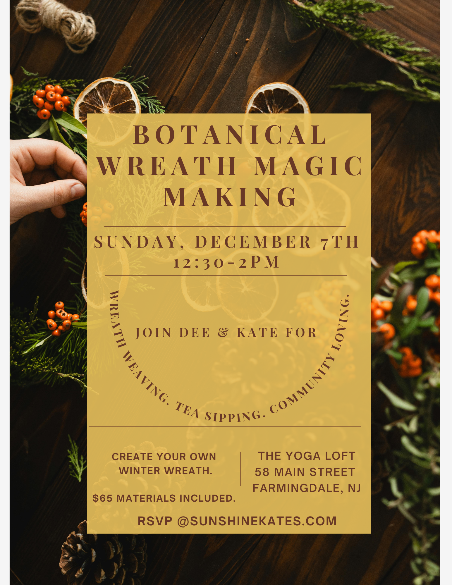 Botanical Wreath Magic Making