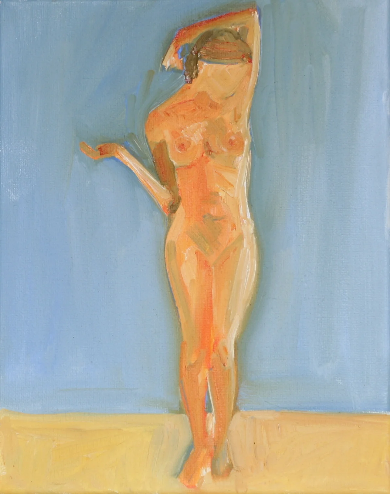 standing nude