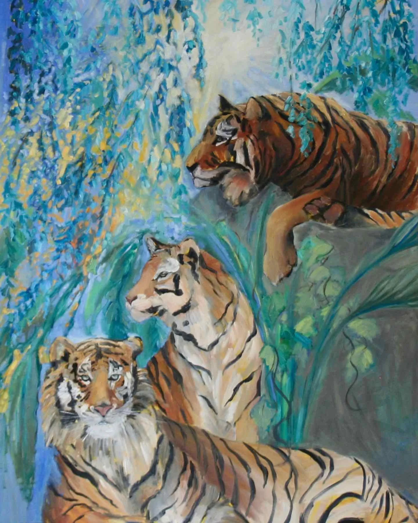 Arrived // oil on canvas, 58 x 43, $4200.-