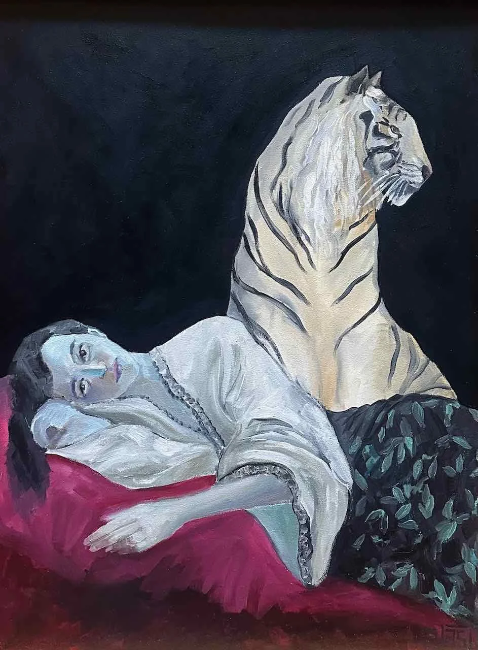 Tess’ Dream // oil on canvas, 18 x 24,  $1400.-