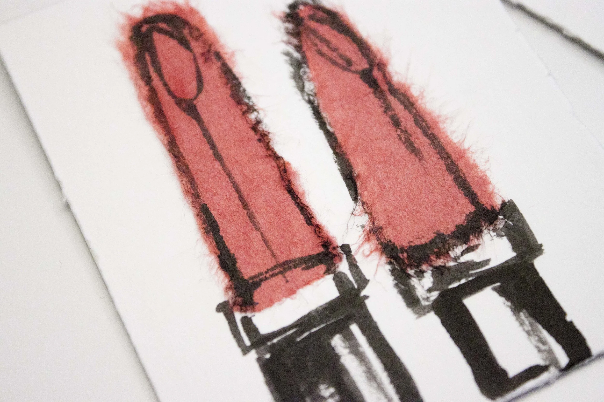 Lipstick Illustration by Victoria-Riza
