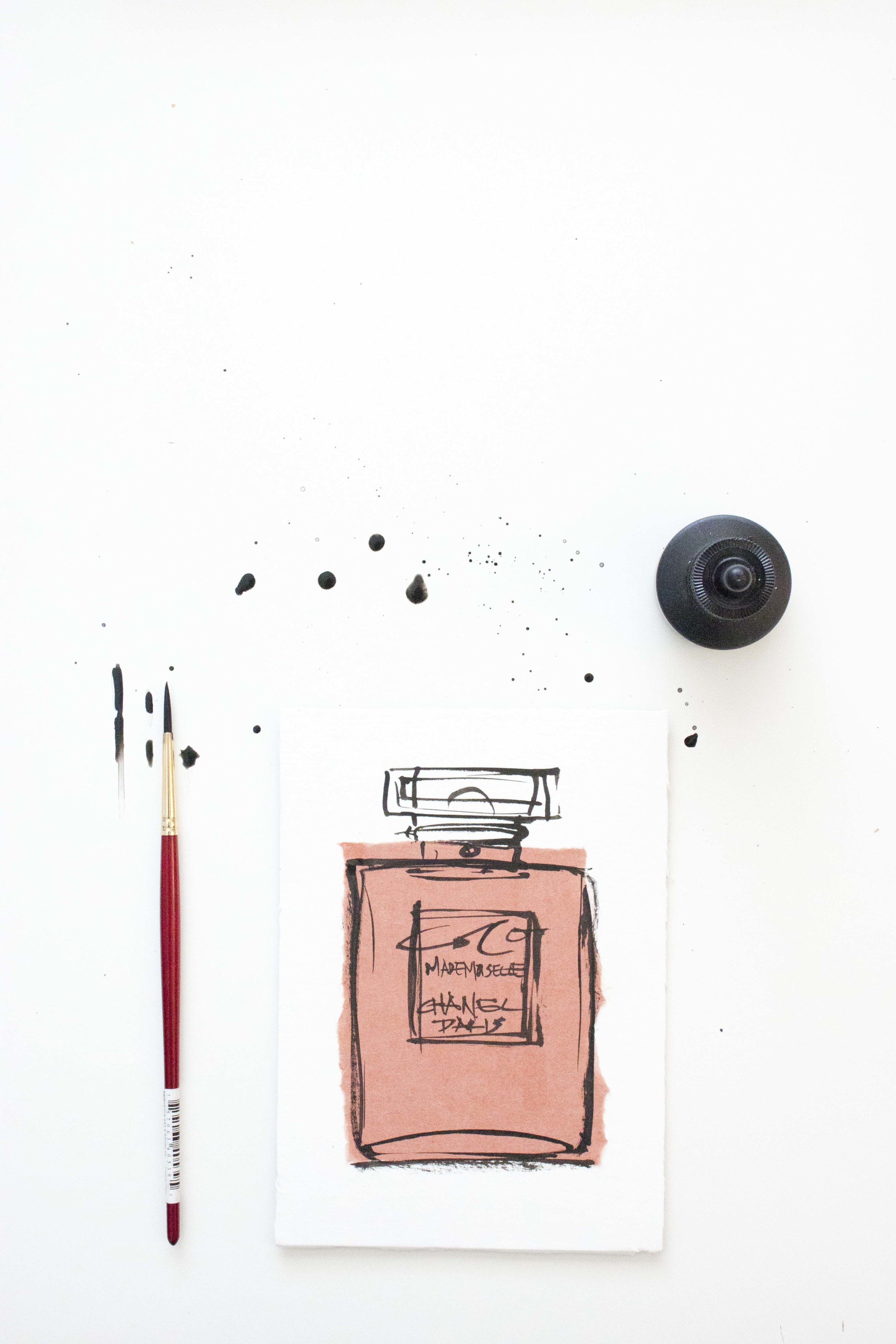 Chanel Mademoiselle Illustration by Victoria-Riza