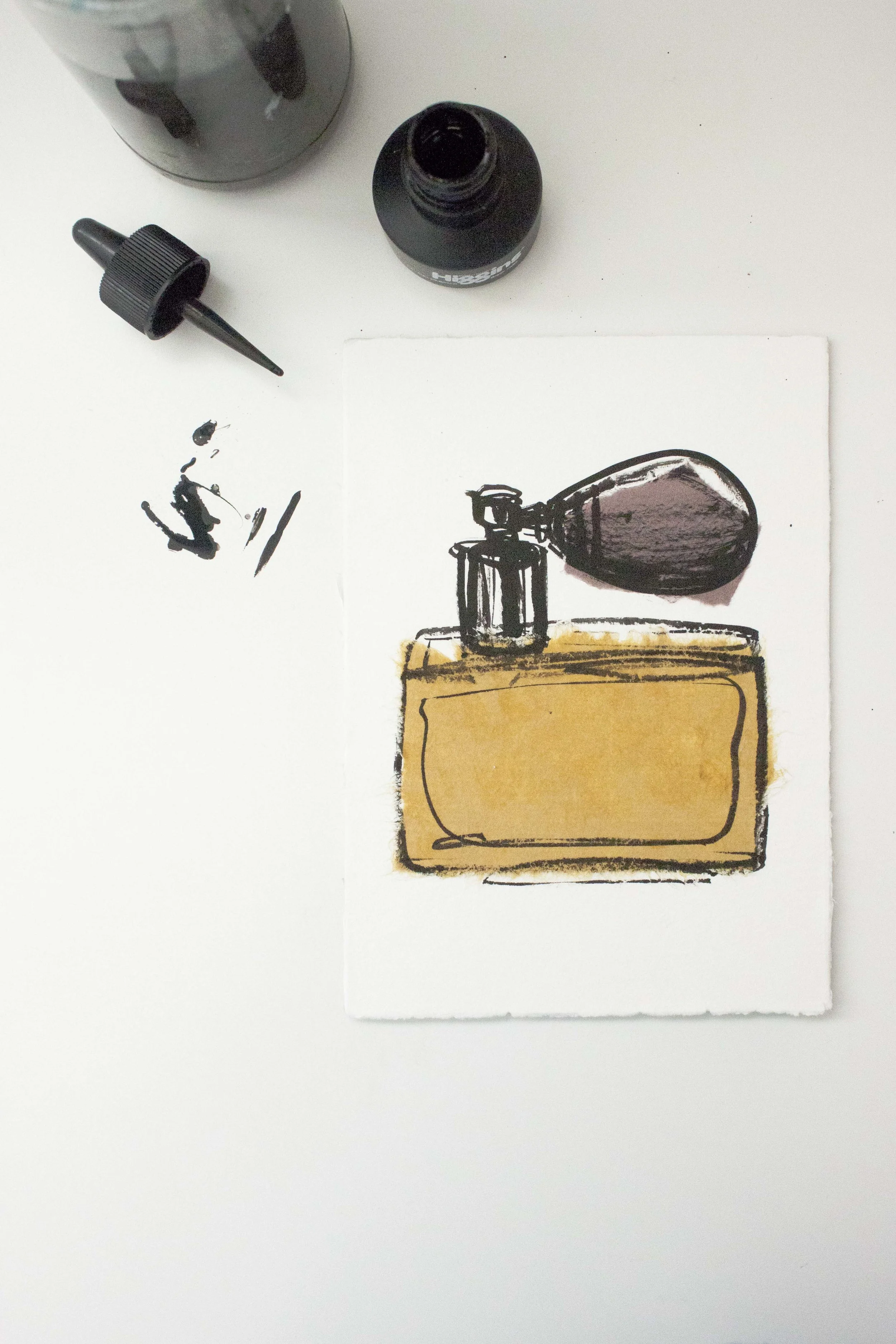 Prada Perfume illustrated by Victoria-Riza
