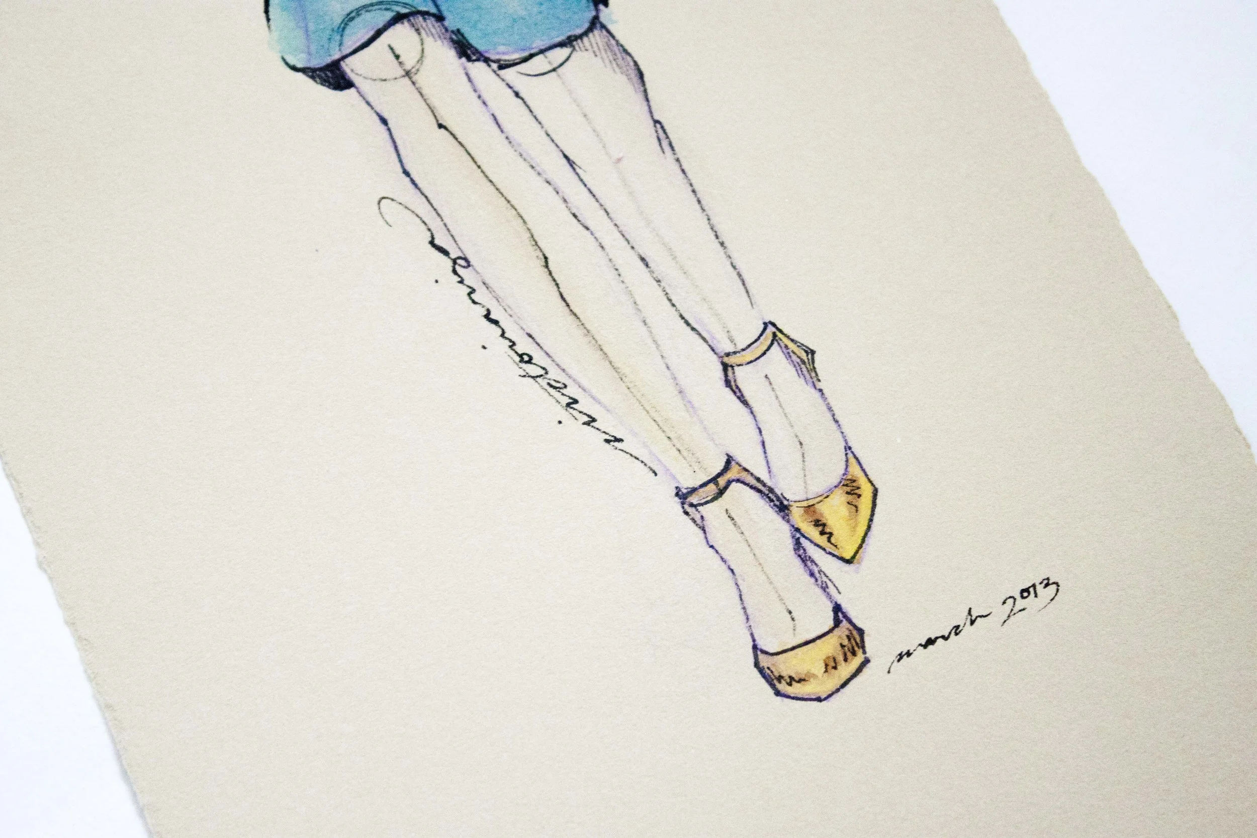 Burberry Spring 2012 illustrated by Victoria-Riza
